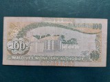 Bancnota100 rufiyaa 200 Maldives