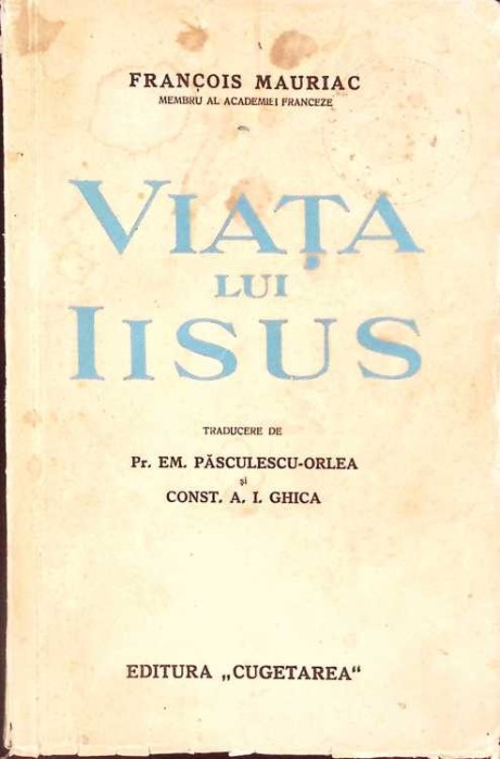 VIATA LUI IISUS-FRANCOIS MAURIAC-263029