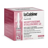 Fiole pentru par Flash Hair Moisturizing Hyaluronic, 7 fiole x 5 ml, La Cabine