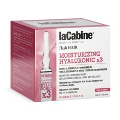 Fiole pentru par Flash Hair Moisturizing Hyaluronic, 7 fiole x 5 ml, La Cabine