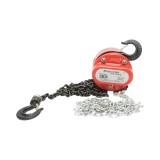 Palan manual cu lant 1T, 2.5 m, cu carlig de siguranta Breckner Germany