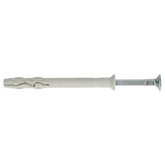 Diblu universal din nylon, cu surub cui, Fischer, 8 x 100, 25 bucati