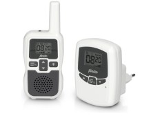 Monitor audio pentru bebelusi Alecto Babyphone DBX-80, alb gri - RESIGILAT