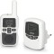 Monitor audio pentru bebelusi Alecto Babyphone DBX-80, alb gri - RESIGILAT