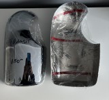 Ornament Capace Oglinda Nichel Transit 2002-2013 Set Plastic Banda Dublu Adeziva