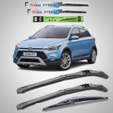 Cumpara ieftin Ștergătoare Hyundai i20 Active FL (2018&ndash;2020) Hibrid | Set Complet &ndash; TeamCar&reg;