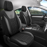 Cumpara ieftin Set huse scaune compatibile Audi A6 C6 2004-2011 compatibile cu sistem AIRBAG, Umbrella