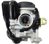 Carburetor Moretti GY6, 50cc 4T, t.18 mm, soc automat, capac de plastic Cod Produs: MX_NEW GAZSK0504TAPJOY001HU5