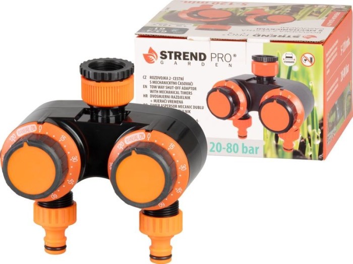Programator mecanic de irigare Strend Pro Garden cu 2 cai