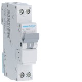 Siguranta automata 10A 1P+N Curba C 4.5Ka Hager MJ510J