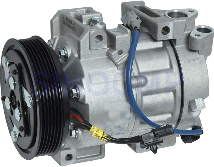 Compresor AC Nissan X-Trail, 2007-2014 Motor 2,5 Benzina, Rola De 125 Mm, 6 nervuri, Valeo Type: Dcs17ec, Tip Gaz: R134a, OE: 92600-Jg300; 92600-Jg30