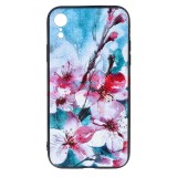 Husă iPhone XR, TPU+PC, UV Print 3D, Model Floral - Protecție Premium
