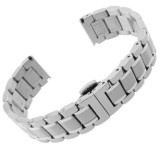 Cumpara ieftin Bratara Metalica Argintie cu Deployant 14mm 16mm 18mm 20mm 22mm 24mm 26mm WZ1455