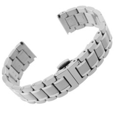 Bratara Metalica Argintie cu Deployant 14mm 16mm 18mm 20mm 22mm 24mm 26mm WZ1455