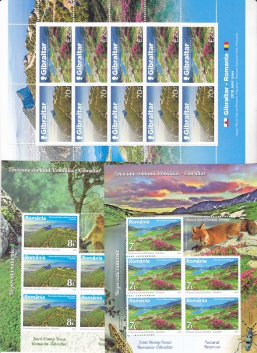 ROMANIA 2019 - EMISIUNE COMUNA ROMANIA-GIBRALTAR - ROMANIA - LP 2260,MINICOLI
