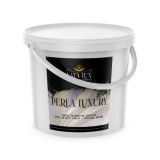 Vopsea decorativa Perla Luxury cu Fulgi Perlati, Alb Perlat, 10 L, Oem