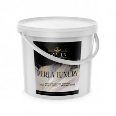 Vopsea decorativa Perla Luxury cu Fulgi Perlati, Alb Perlat, 5 L