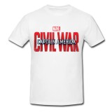 Tricou &quot; Captain America - civil war logo black &quot;