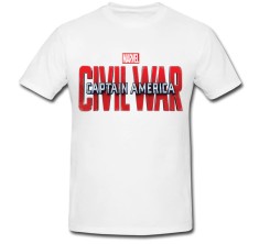 Tricou &amp;quot; Captain America - civil war logo black &amp;quot; foto