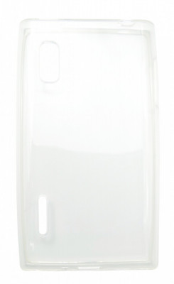 Husa silicon transparenta pentru LG Optimus L5 E610/E612 foto