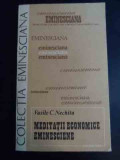 Meditatii Economice Eminesciene - Vasile C. Nechita ,547843