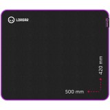 Lorgar Main 315, Gaming mouse pad, High-speed surface, Purple anti-slip rubber base, size: 500mm x 420mm x 3mm, weight 0.39kg &quot;LRG-GMP315&quot;