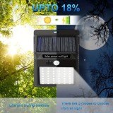 Lampa Solară LED, Model Proiector, Senzor Mișcare, 3 Funcții, Rezistentă la Apă, Negru, Oem