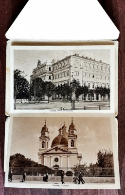 1925 - Cernauti Bucovina - Carnet 10 vederi, tip acordeon, format CP, leporello foto