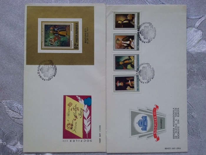 1973-Lp826,827-Socfilex III-FDC