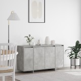 VidaXL Bufet gri din beton Beton gri Lemn prelucrat 135 x 41 x 75 cm