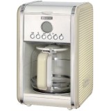 Filtru de cafea Ariete 1342 Vintage, 4-12 cesti, Display LCD, Crem / Beige