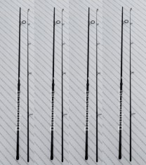 SET 4 Lansete carbon Robinhan Super Point Carp SLIM 3,60M 3,75Lbs DIN 2ronsoane