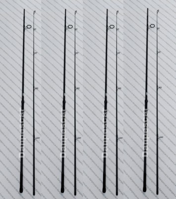 SET 4 Lansete carbon Robinhan Super Point Carp SLIM 3,60M 3,75Lbs DIN 2ronsoane foto