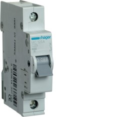 Siguranta automata 25A 1P Curba C 6ka Hager MC125A