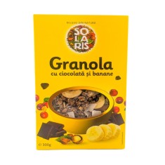 GRANOLA CU CIOCOLATA SI BANANE 300G SOLARIS foto