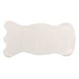 Covoras Decorativ din Imitatie de Blana, Forma de Animal, Ecru, 80x150cm, CMCLASS
