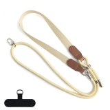 Asteroid GSM - UrbanLoop (TLN2C) - Neck/Crossbody Wear, for Phone Cases, 100cm-140cm Length Adjustmen, Nylon + PU - Cream