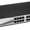 SWITCH D-LINK SMART 16 porturi Gigabit + 4 porturi combo SFP, carcasa metalica, rackabil, &quot;DGS-1210-16&quot; (timbru verde 2 lei)