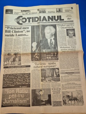 ziarul cotidianul 30 noiembrie-1 decembrie 1992 - articol gheorghe hagi foto