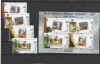 Letonia 2006 - 50 ani Europa CEPT, serie 4 valori dantelate si bloc ,MNH.Mi.656-659 , Bl.21, Organizatii internationale, Nestampilat