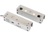 Bolt electric dublu cu actiune electromagnetica, monitorizare, temporizare si LED de stare: Tensiune de alimentare: 12 Vcc; Curent absorbit: 360 mA -i