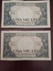 1000 lei 1941 (10.09) - lot 6 consecutive