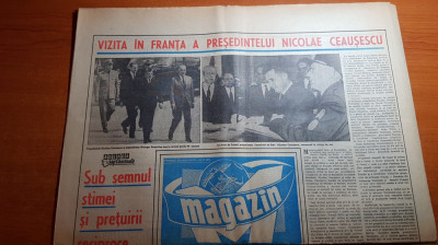 magazin 20 iunie 1970-vizita lui ceausescu in franta foto