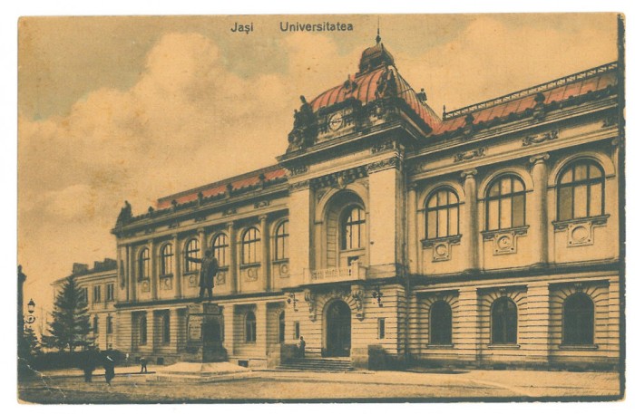 3461 - IASI, University, Romania - old postcard - unused