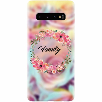 Husa silicon personalizata pentru Samsung Galaxy S10, Family foto