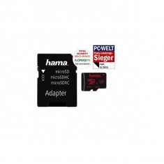 Card de memorie Hama microSDHC 64GB 80 Mbs UHS-I U3 cu adaptor SD foto