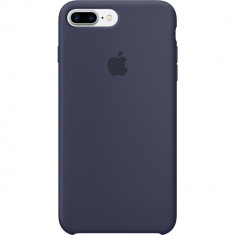 Husa Capac Spate Silicon Midnight Albastru Apple iPhone 7 Plus foto