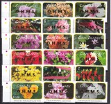 Cook 2010 flori MI 1618-1635 supratipar auriu MNH