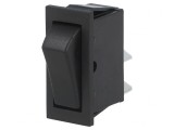 &Icirc;ntrerupător Rocker ON-OFF 16A 250V Negru