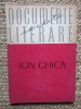 DOCUMENTE LITERARE (INEDITE) ~ ION GHICA